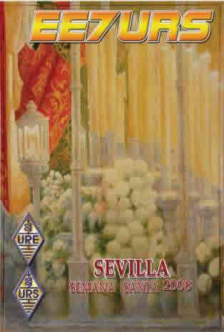 EE7URS QSL especial Semana Santa Sevilla 2008. Articulo publicado en Radioaficionados Ago/Sep 2008.